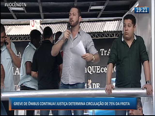 Greve continua! Justiça determina circulação de 75% da frota