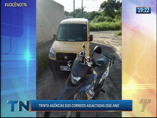 Trinta agências dos correios assaltadas esse ano!
