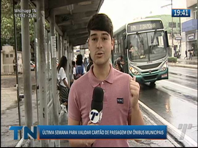Última semana para validar cartão de passagem em ônibus municipais