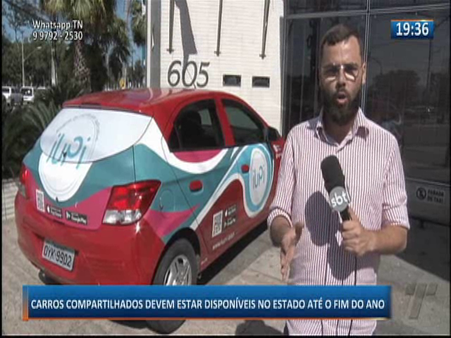 Carros compartilhados devem estar disponíveis no estado até o fim do ano