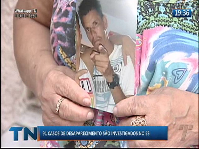 91 casos de desaparecimento são investigados no ES