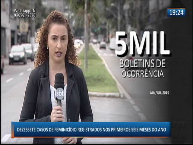 Dezessete casos de feminicídio registrados nos primeiros seis meses do ano