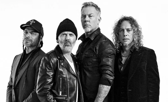 A icônica Metallica transmitirá show para mais de três mil salas de cinema do mundo
