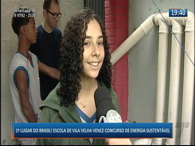 Primeiro lugar do Brasil! Escola de Vila Velha vence concurso de energia sustentável