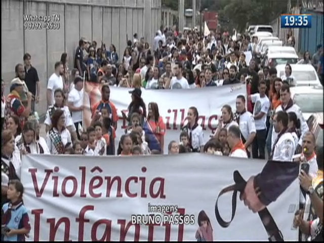Moradores da Serra vão às ruas pelo fim da violência infantil
