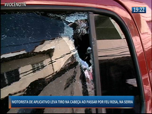 Motorista de aplicativo leva tiro na cabeça na Serra
