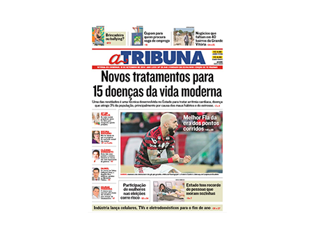Clique aqui e confira os destaques do jornal A Tribuna deste domingo