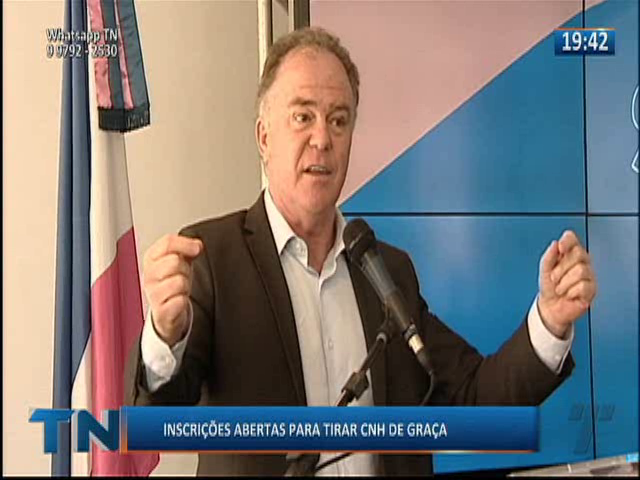 Inscrições abertas para tirar CNH de graça