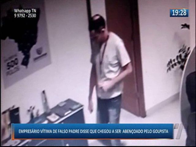 Empresário vítima de falso padre disse que chegou a ser abençoado pelo golpista