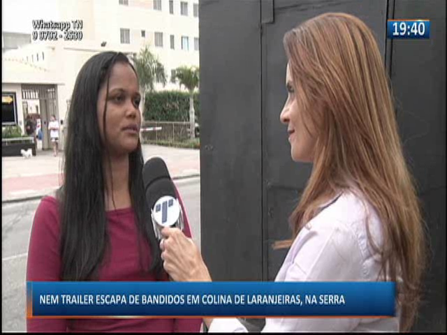 Nem trailer escapa de bandidos em Colina de Laranjeiras