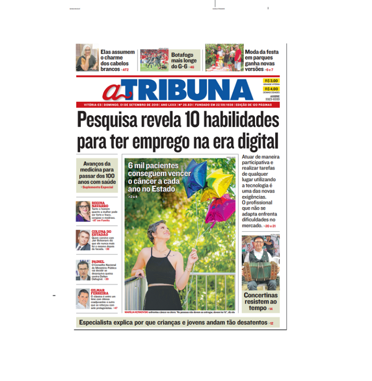 Confira os destaques da edição deste domingo de A Tribuna