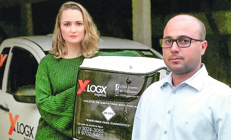 Transporte seguro para materiais de exames
