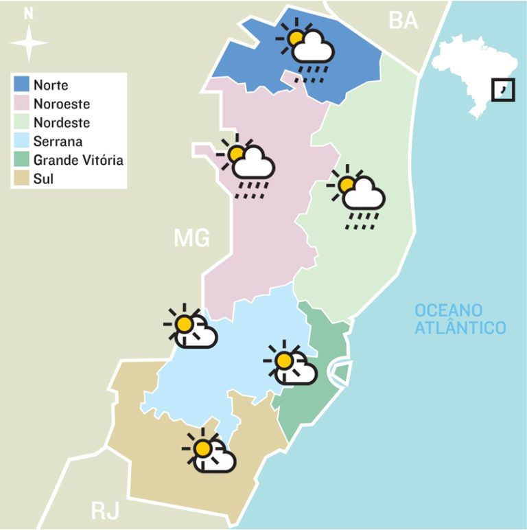 Após fim de semana de sol, tempo pode mudar nesta segunda-feira