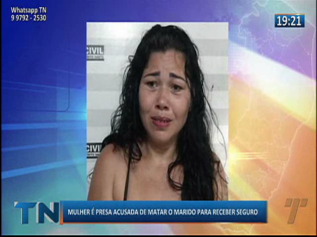 Mulher é acusada de matar o marido para receber seguro