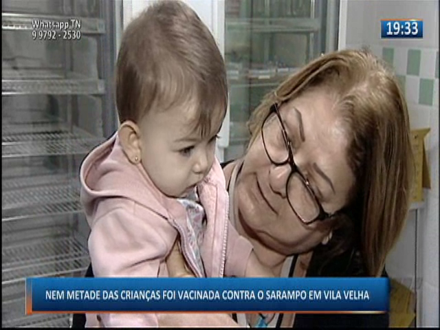 Nem metade das crianças foi vacinada contra o sarampo em Vila Velha