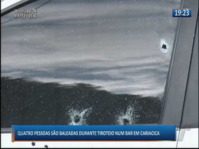 Quatro pessoas são baleadas durante tiroteio num bar em Cariacica
