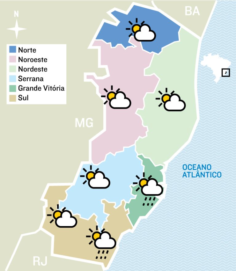 Confira a previsão do tempo para este domingo