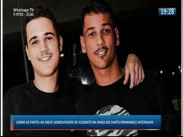 Sobrevivente de acidente na Praia do Canto permanece internado