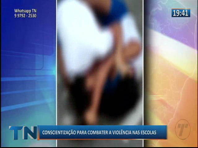 Conscientização para combater a violência nas escolas