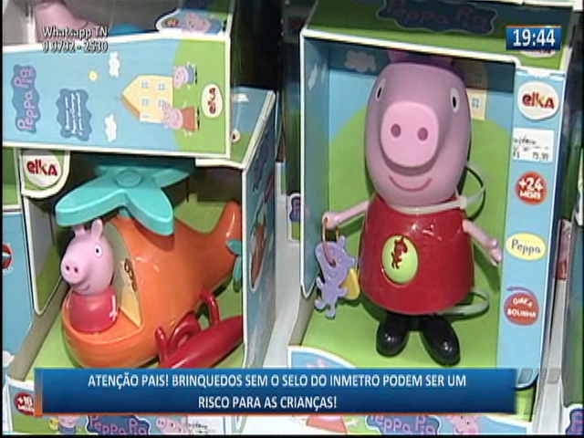 Brinquedos sem o selo do Inmetro podem ser um risco para as crianças