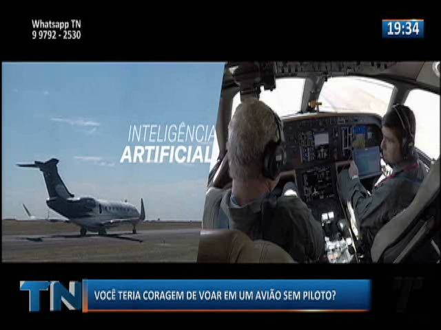 Você teria coragem de voar em um avião sem piloto?
