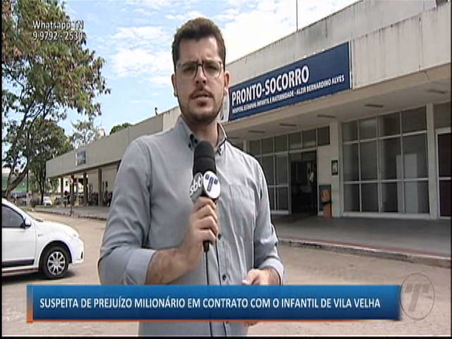 Suspeito de prejuízo milionário em contrato com o Hospital Infantil de Vila Velha