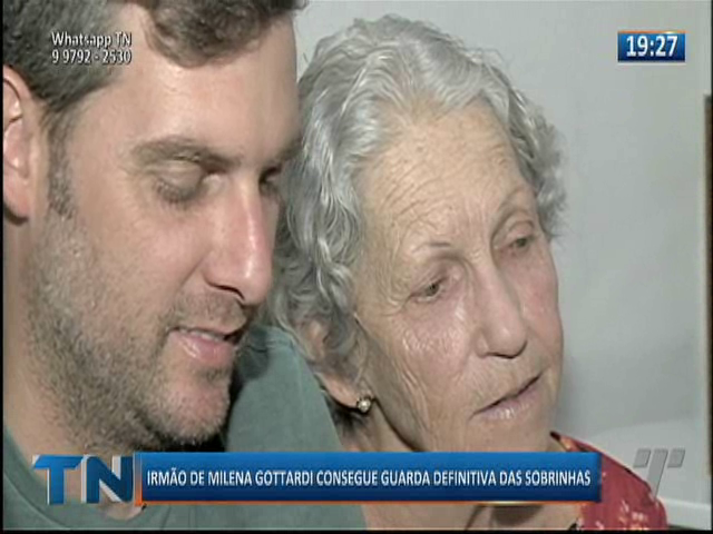Irmão de Milena Gottardi consegue guarda definitiva das sobrinhas