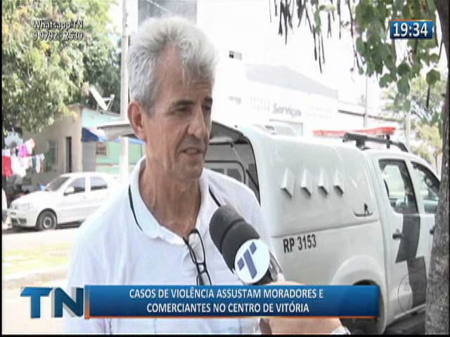 Casos de violência assustam moradores e comerciantes no Centro de Vitória