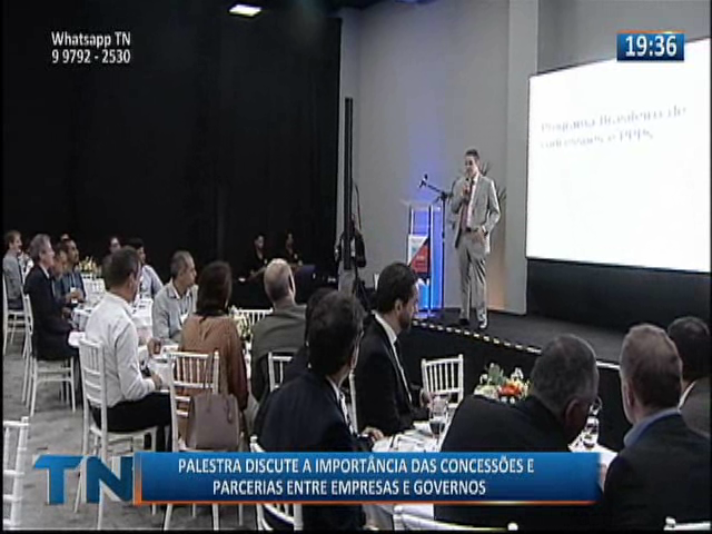 Palestra discute a importância das concessões e parcerias entre empresas e governos