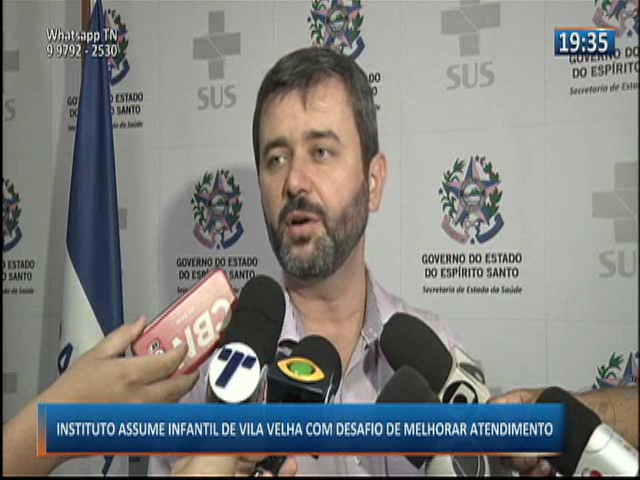 Instituto assume Infantil de Vila Velha com desafio de melhorar atendimento
