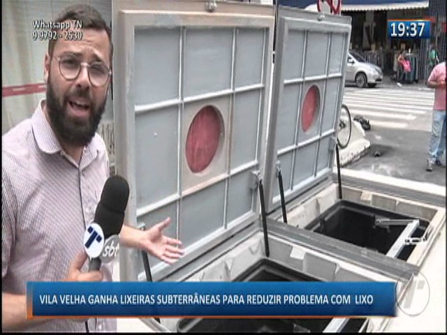 Vila Velha ganha lixeiras subterrâneas para reduzir problema com lixo