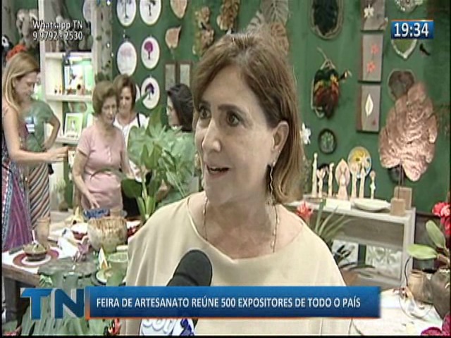 Feira de artesanato reúne 500 expositores de todo o país