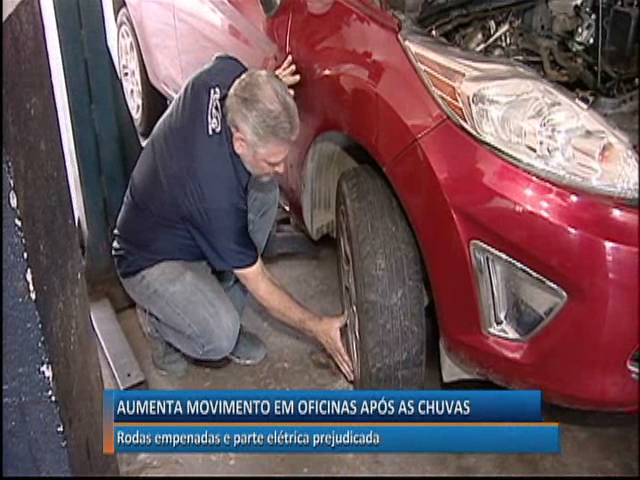 Aumenta movimento em oficinas após as chuvas