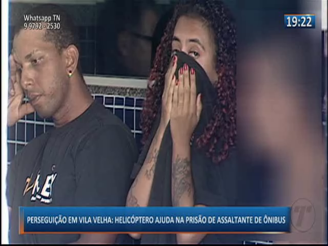 Perseguição em Vila Velha: Helicóptero ajuda na prisão de assaltante de ônibus