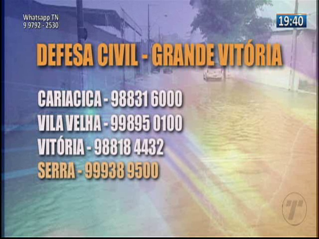 Acione a Defesa Civil da sua cidade em qualquer caso de emergência