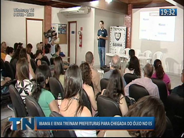 Ibama e Iema treinam prefeituras para chegada do óleo no Espírito Santo
