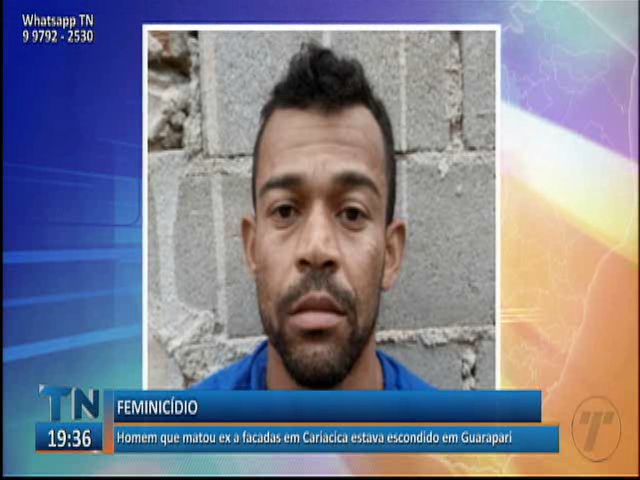 Está preso o homem que matou a ex-mulher a facadas na frente dos filhos em Cariacica