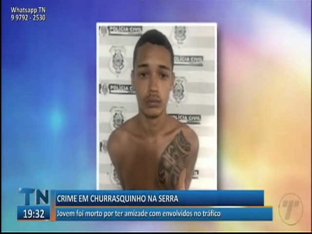 Preso suspeito de matar um jovem em Serra Sede