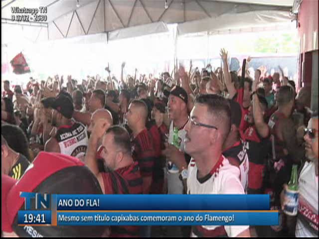 Mesmo sem título, capixabas comemoram o ano do Flamengo!