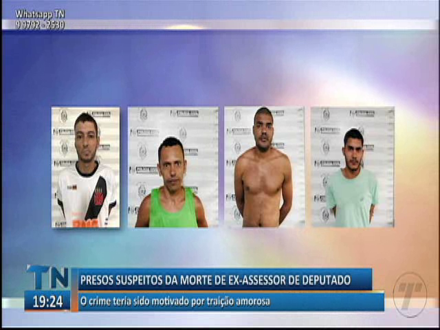 Presos suspeitos da morte de ex-assessor de deputado