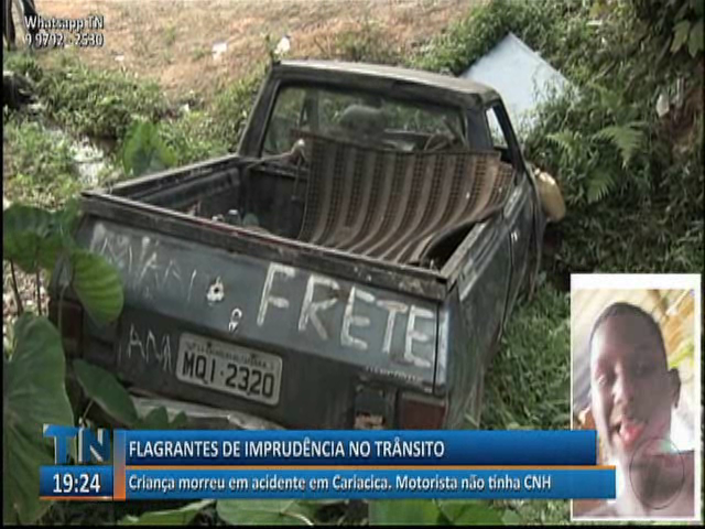 Morte de criança de dez anos chama atenção para o perigo no trânsito
