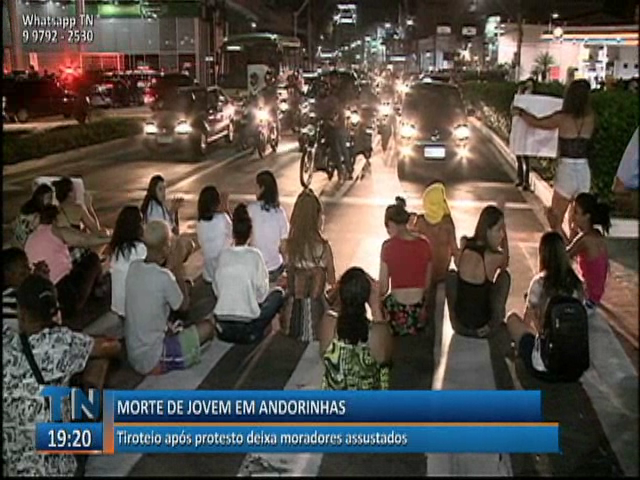 Tiroteio após protesto deixa moradores assustados