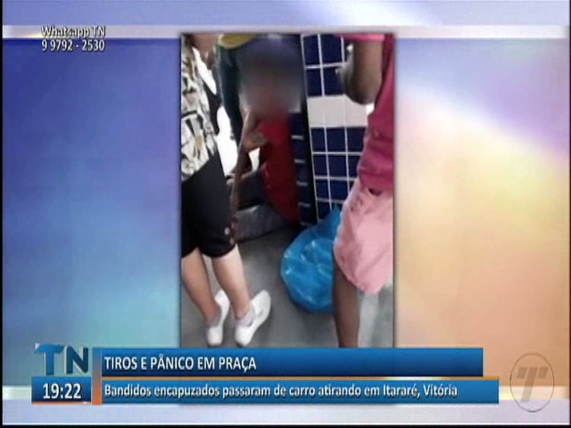 Bandidos encapuzados passaram de carro atirando em Itararé, Vitória