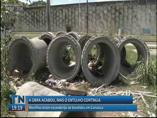 Manilhas viram esconderijo de bandidos em Cariacica