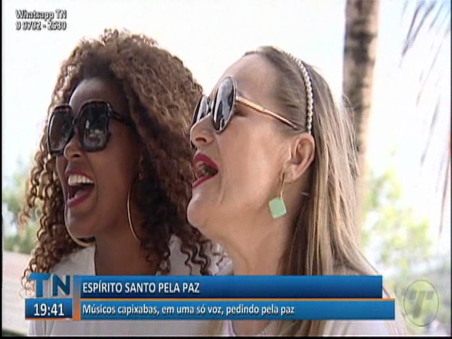 Músicos capixabas, em uma só voz, pedindo pela paz