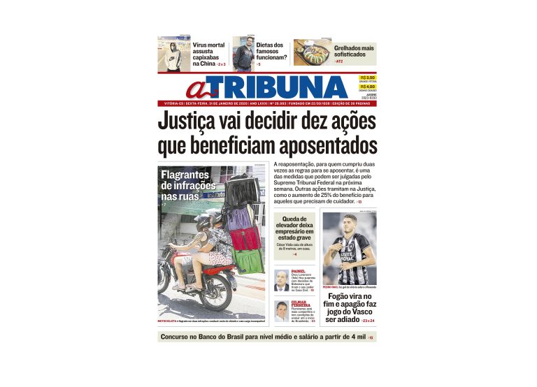 Clique aqui e confira os destaques do jornal A Tribuna desta sexta-feira