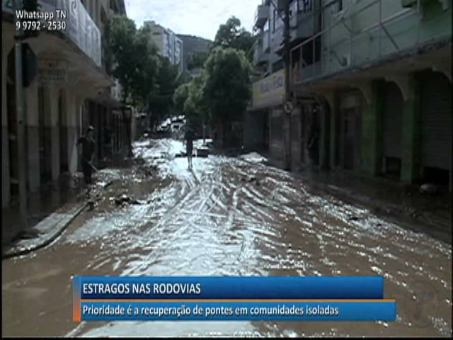 Chuva ES: Prioridade é a recuperação de pontes em comunidades isoladas