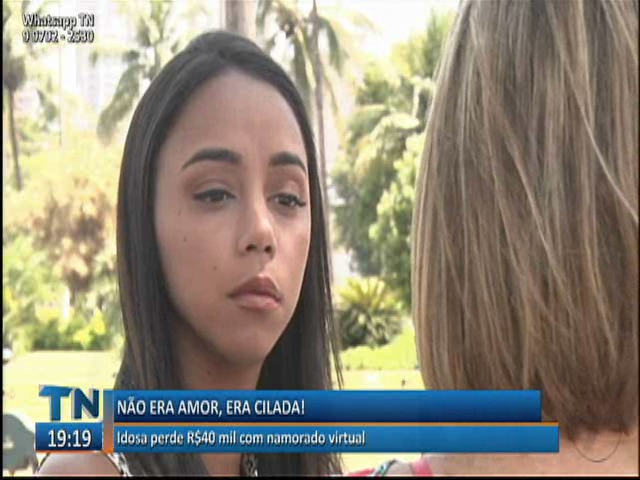 Idosa perde R$ 40 mil com namorado virtual