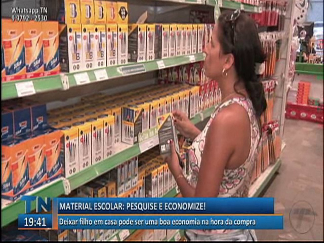 Material escolar: Deixar filho em casa pode ser uma boa economia na hora da compra