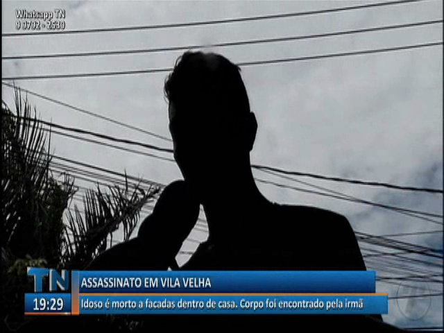 Idoso é morto a facadas dentro de casa e corpo foi encontrado pela irmã